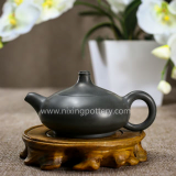 Chinese Qinzhou Nixing Pottery  Pure Dust_free Sapphire Handmade Maestro Kungfu Tea Pot  120ml